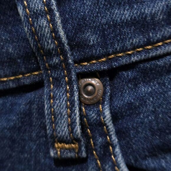 Bootcut High Rise Jeans 48x30 Mens Dark Wash Relaxed Fit Stretch Comfort Western - Picture 5 of 13